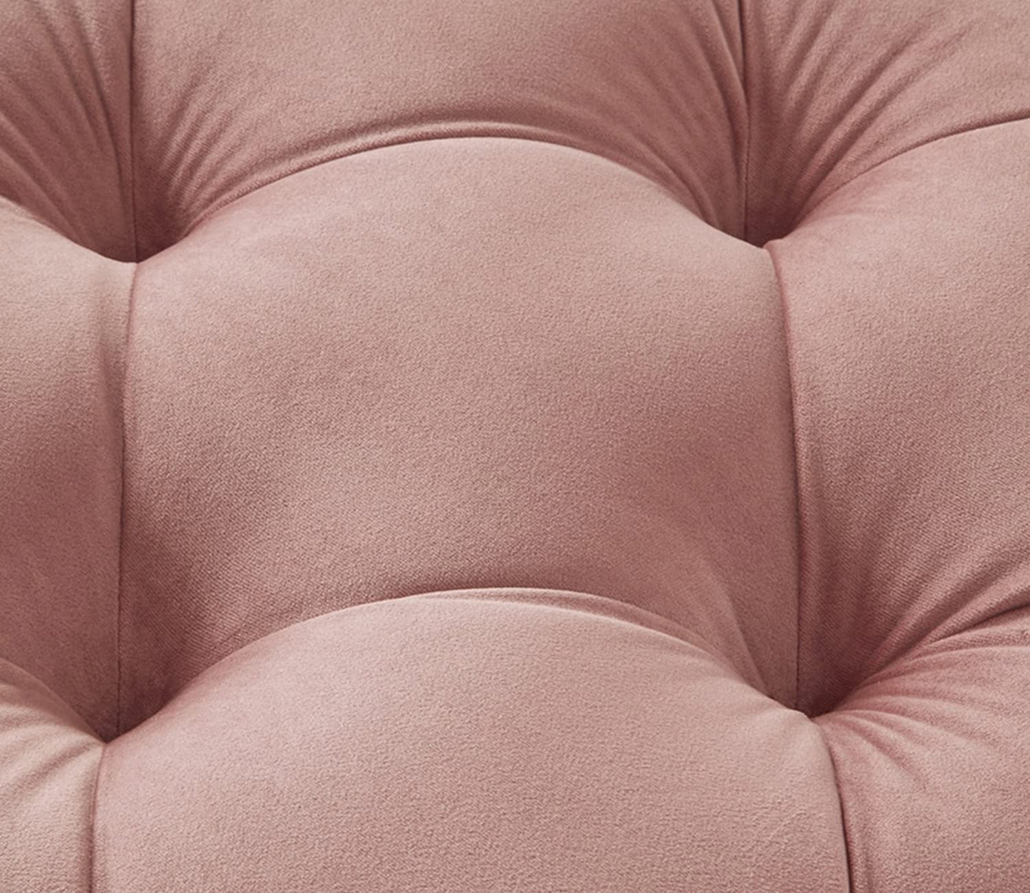🌸 HomeClave Luxury Tufted Velvet Cube Ottoman Pouffe – Blush Pink Accent Seat & Footstool ✨